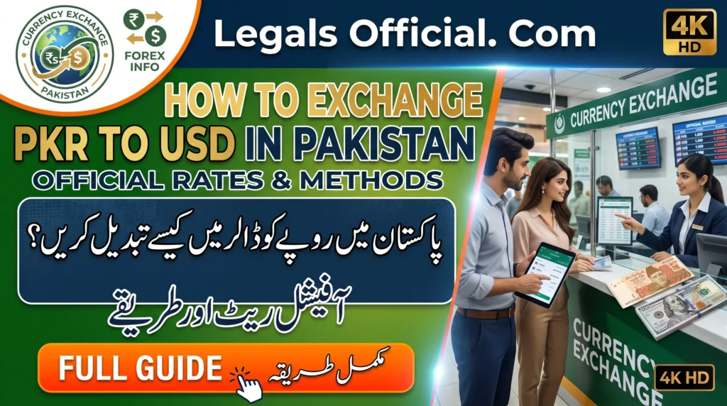 How to Exchange PKR to USD in Pakistan: Official Rates & Methods
