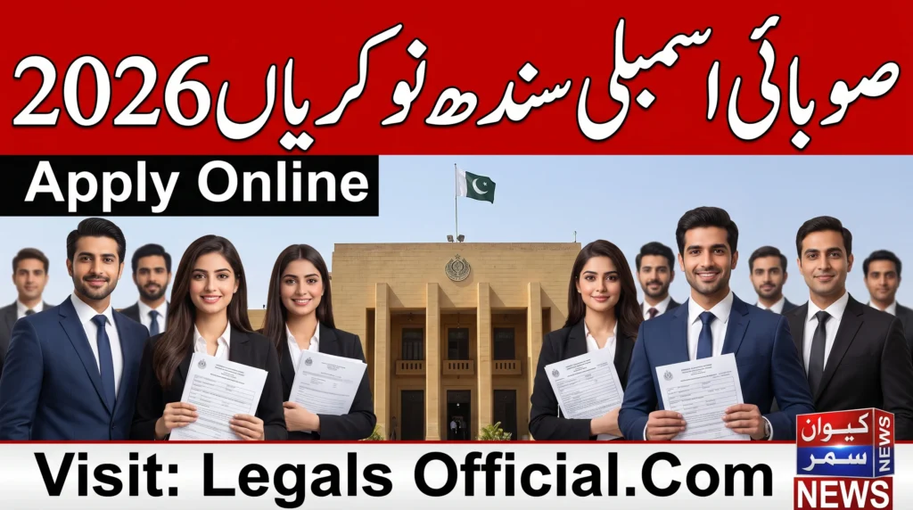 Provincial Assembly of Sindh Jobs 2026 Apply Online