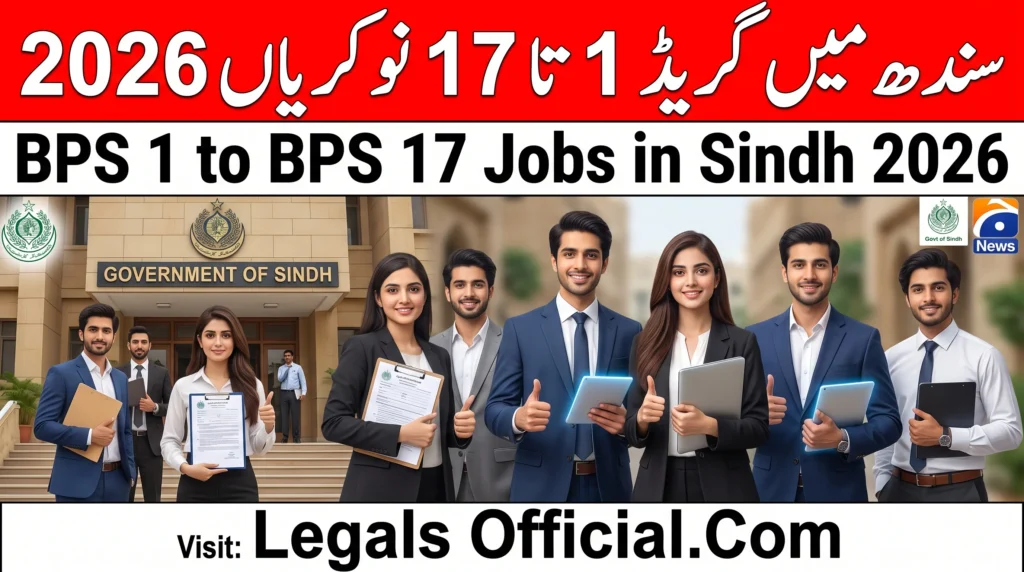BPS 1 to BPS 17 Jobs in Sindh 2026