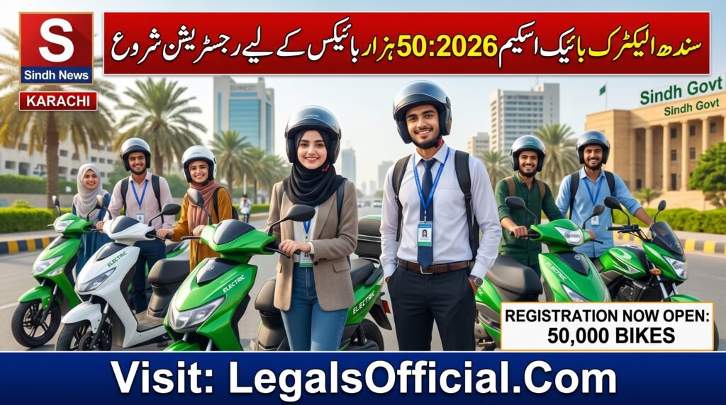 Sindh Electric Scooters 2026: How to Apply for 50000 Bikes