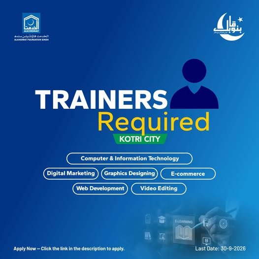 Alkhidmat Foundation Kotri Jobs 2026