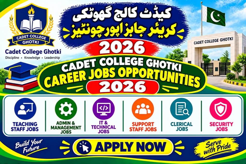 Cadet College Ghotki Jobs