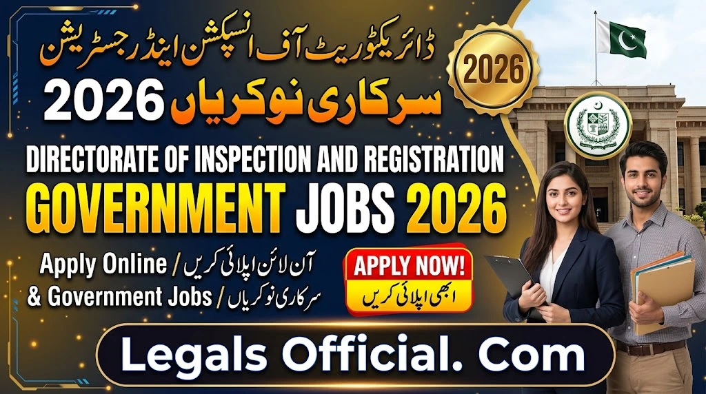 Directorate Of Inspection And Registration Government Jobs 2026