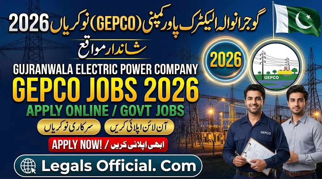 Gujranwala Electric Power Company GEPCO Jobs 2026