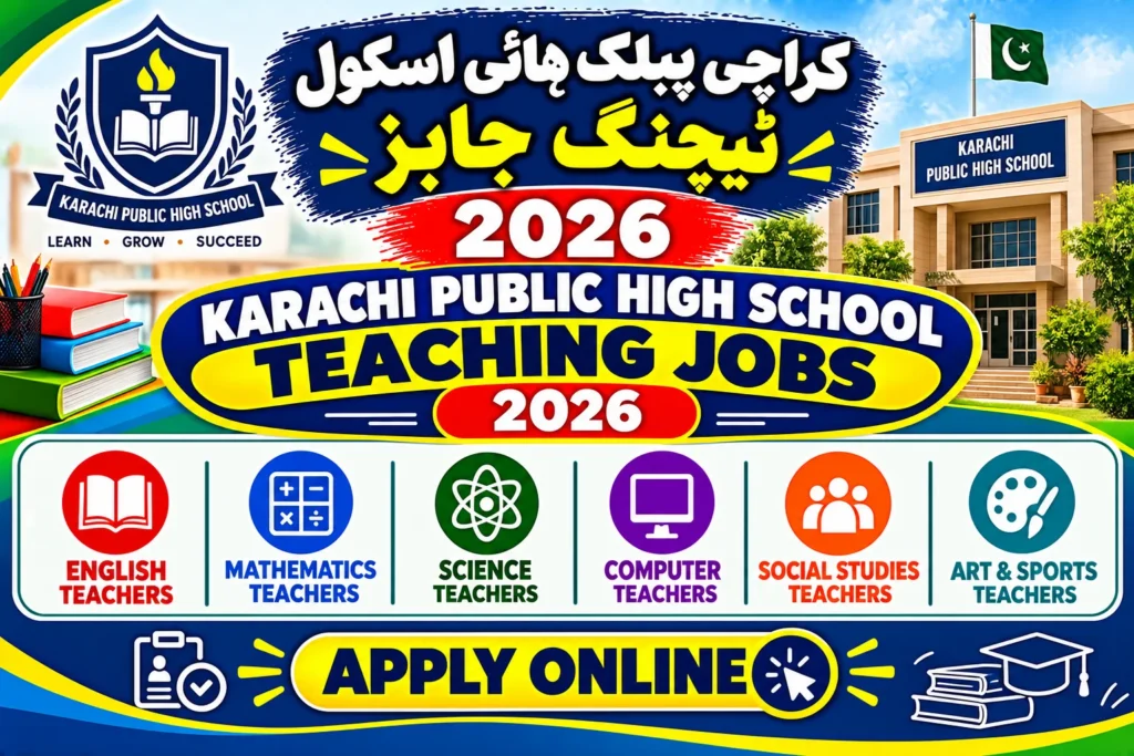 Karachi Public High School Jobs