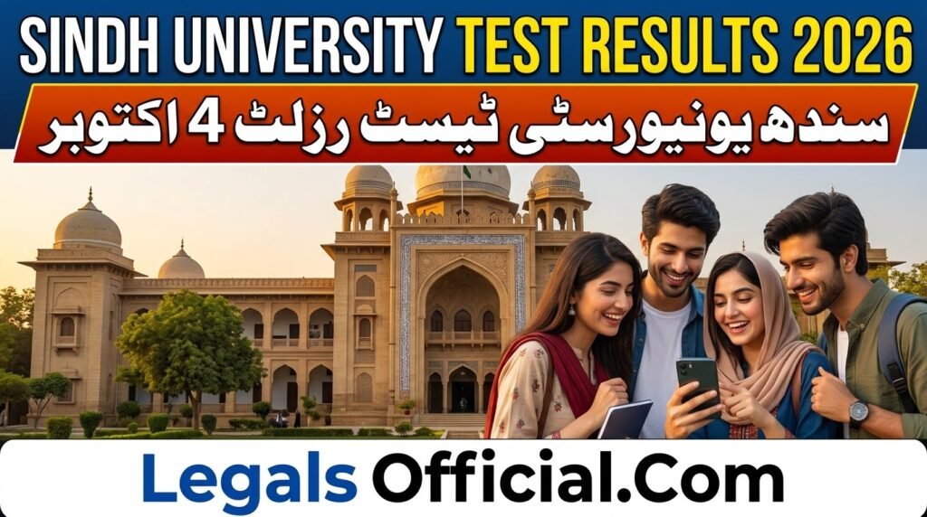 Sindh University Test Results 2026 4th October