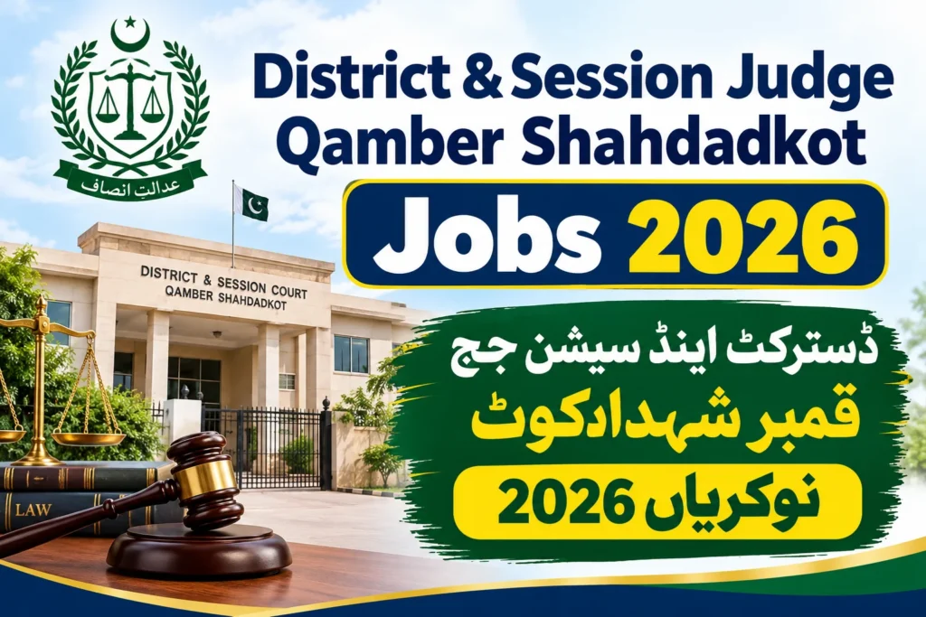 District & Session Judge Jobs