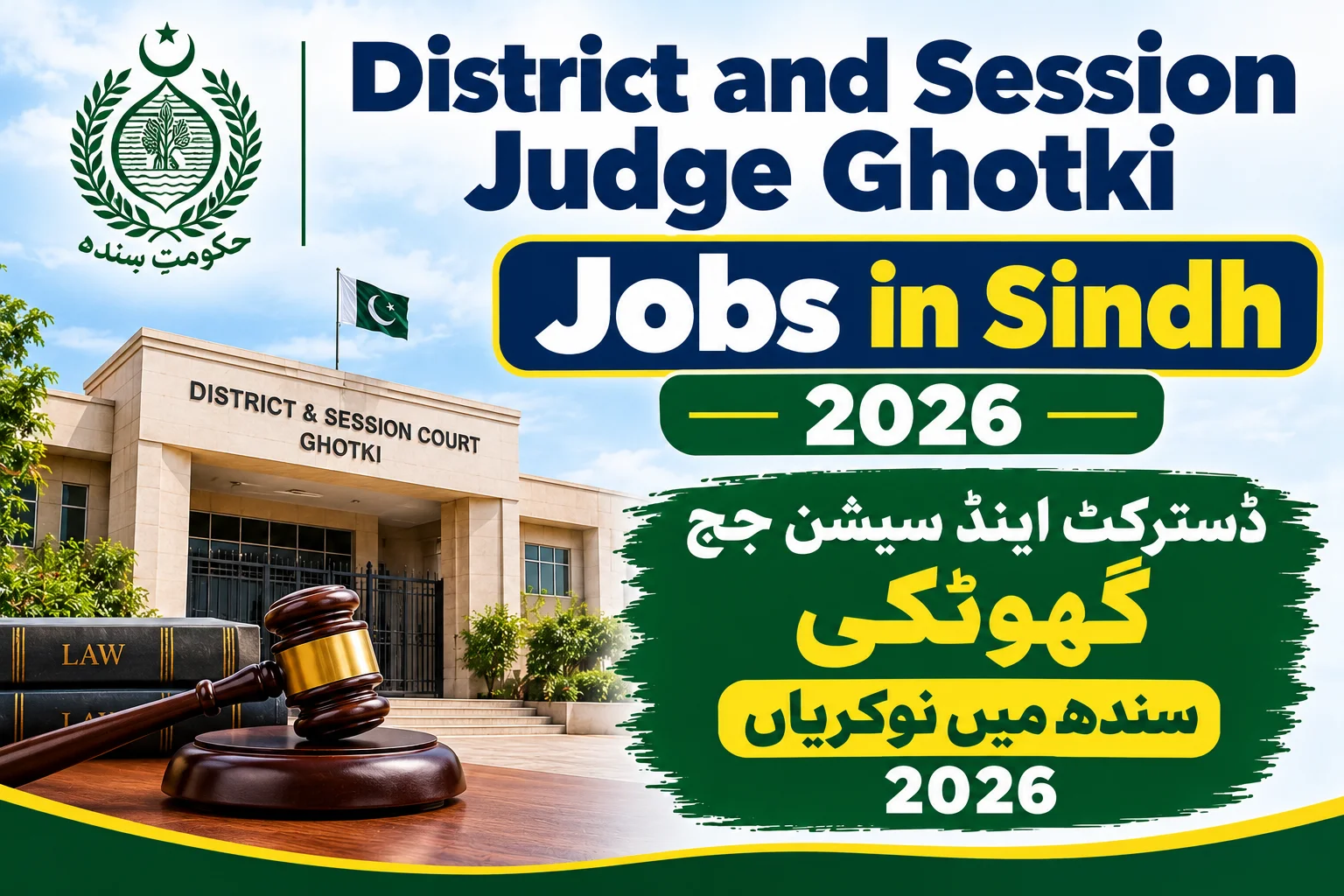 District and Session Judge Ghotki Jobs in Sindh 2026