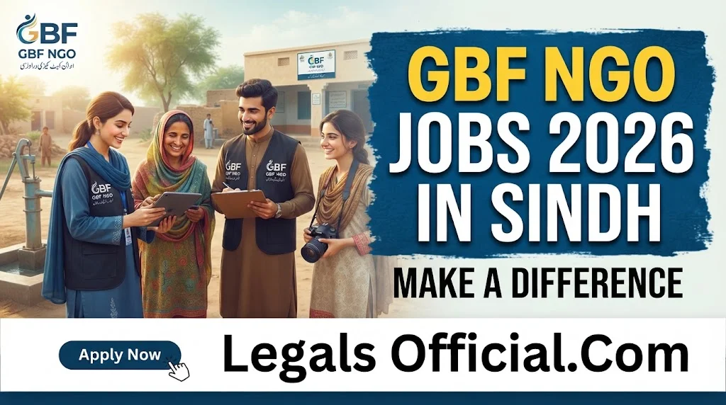 GBF NGO Jobs 2026 in Sindh Jobs 2026