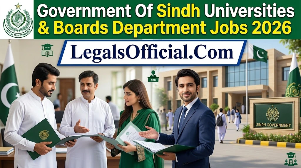 Government Of Sindh Universities And Boards Department Jobs 2026