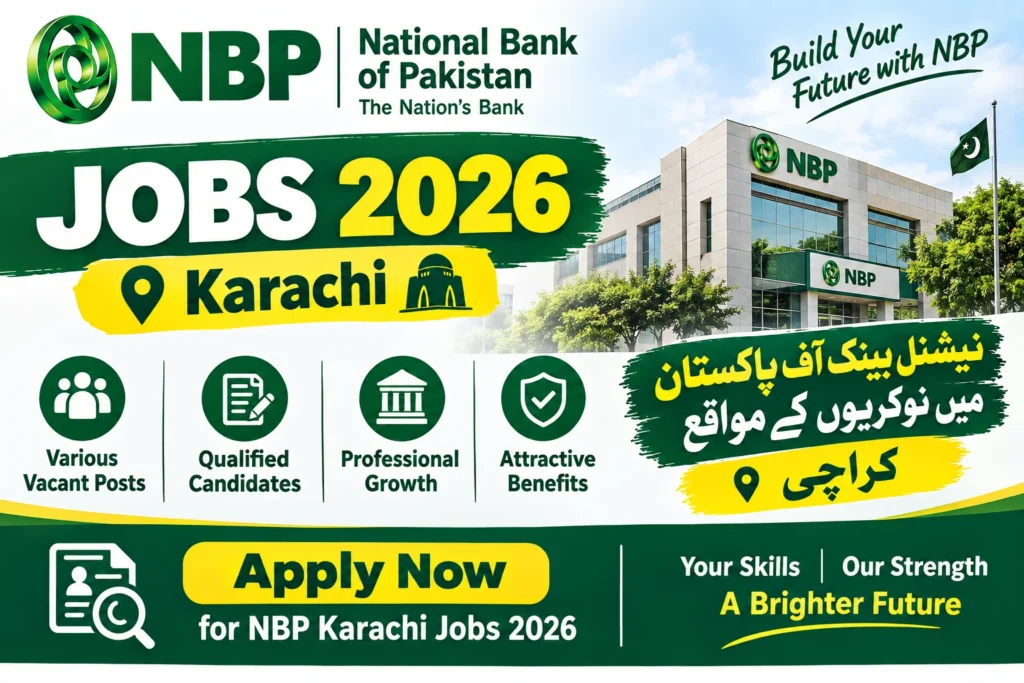 NBP Bank Karachi Jobs