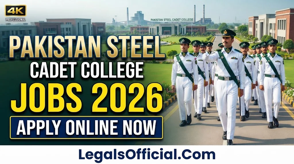 Pakistan Steel Cadet College Jobs 2026 Apply Online Now