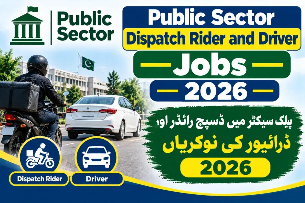 Public Sector Dispatch Rider and Driver Jobs