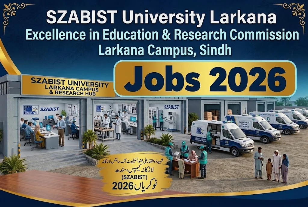 SZABIST University Larkana Jobs