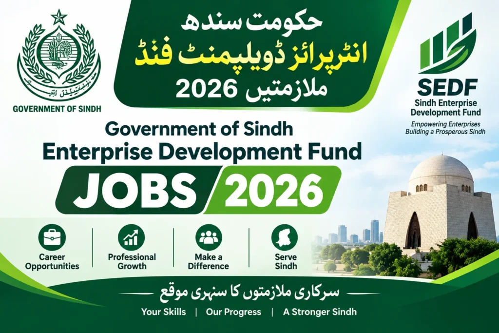 Sindh Enterprise Development Fund Jobs